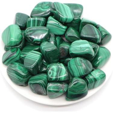 Imagem de Cristais e pedras de quartzo turquesa malaquita natural e pedras de espécime em massa para decoração de aquário doméstico