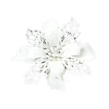 Imagem de Flores Artificiais De 11CM Para Decoração De Árvore De Natal, 510 Peça