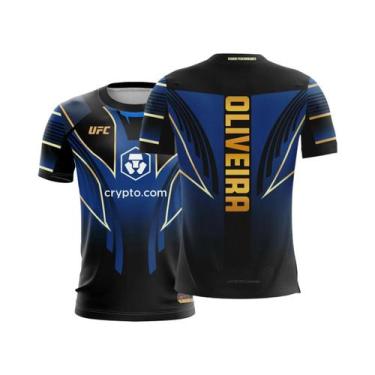 Imagem de Camiseta Masculina UFC MMA Fight Night Champion Respirável Para Academ