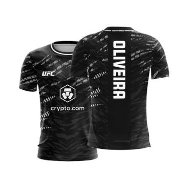 Imagem de Camiseta Masculina UFC MMA Fight Night Champion Respirável Para Academ