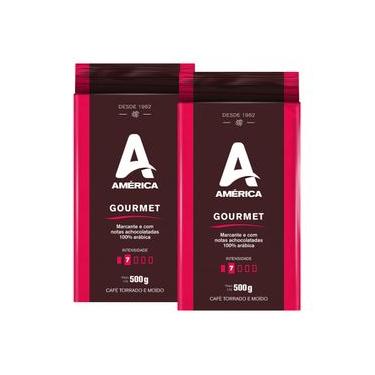 Imagem de Café Torrado e Moído Vácuo Gourmet - 2 Pacotes de 500g