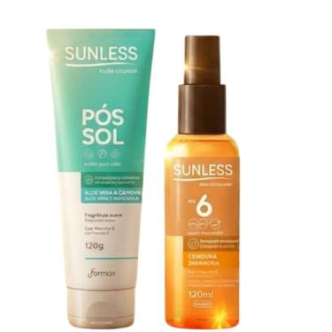 Imagem de Kit Bronzeado Perfeito Sunless – Óleo Bronzeador + Pós Sol Calmante
