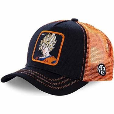 Imagem de Boné Alta Marca Dragon Ball Estilos Snapback Boné De Beisebol De Algodão Homens Mulheres (laranja)