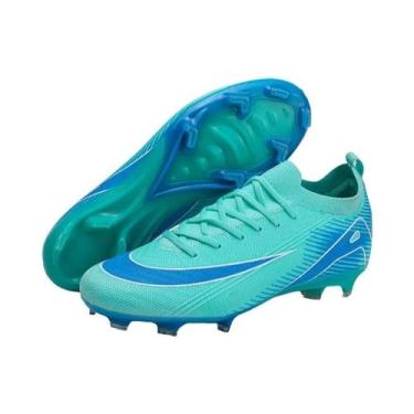 Imagem de Chuteiras De Futebol Masculinas Ultraleves Antiderrapantes Com Travas 