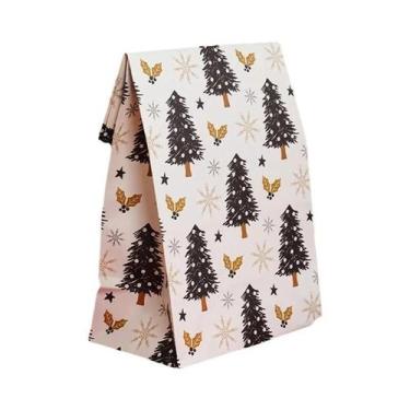 Imagem de Saco De Papel Kraft Para Biscoitos E Doces De Natal 510pcs Embalagem P