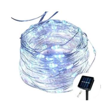 Imagem de Cordão De Luz Solar LED De Cobre Para Exterior Com 8 Modos Para Decora