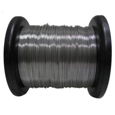 Imagem de Carretel Rolo Aço Inox Para Cerca Elétrica Bobina Arame Fio 0,90mm - C