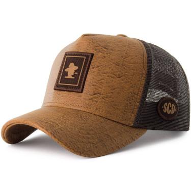Imagem de Boné Sacudido`s Trucker - Logo Tradicional -  Marrom