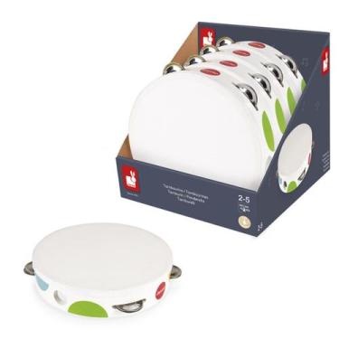 Imagem de Meu Primeiro Pandeiro Confetti De Madeira Infantil Janod