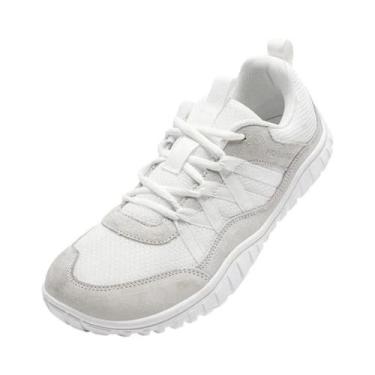 Imagem de Tênis Unissex Respirável Com Sola Larga Antiderrapante E Cadarço HOBIB