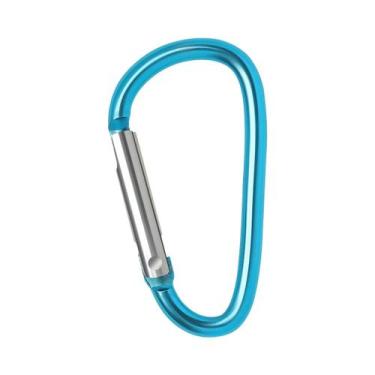 Imagem de Mosquetão De Alumínio Com Argola Em D E Gancho De Engate Rápido, 50/10