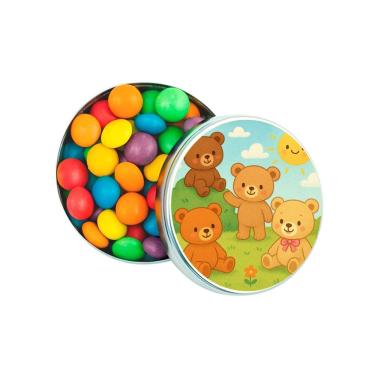 Imagem de Latinha Lembrancinha Personalizada Ursinhos