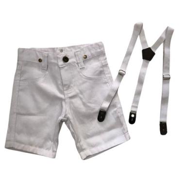 Imagem de Bermuda Com Suspensório Infantil - Várias Cores - Bento E Maria Moda I