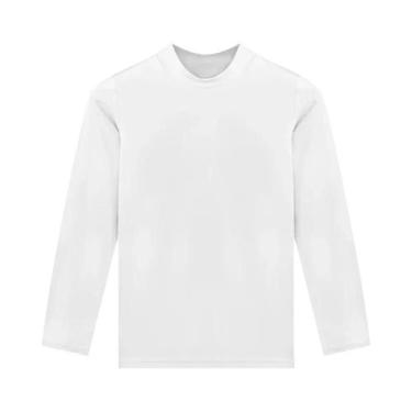 Imagem de Roupa Térmica Para Meninos E Meninas, Suéter De Algodão Com Gola Alta 