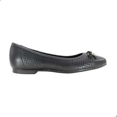 Imagem de Sapatilha Feminina Moleca Bico Quadrado Napa Turim Preto