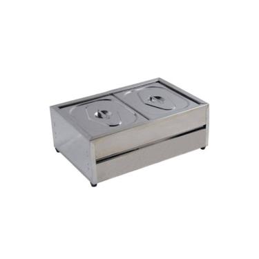 Imagem de Rechaud Salada Frio de 02 Cubas GN de 1/2 por 65mm de Inox RS02M IBET