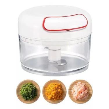 Imagem de Mini Processador Manual de Alimentos Triturador Alho 170ml - bigeterdy