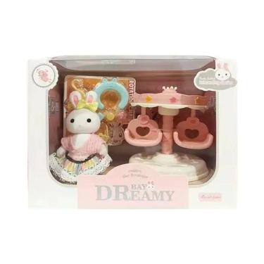 Imagem de Conjunto De Móveis Para Mini Casa De Bonecas Família Coelho, Acessório