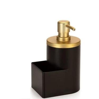 Imagem de Dispenser para Detergente e Esponja Dourado Fosco 600Ml - Arthi