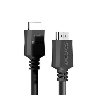 Imagem de Cabo HDMI 2.1 UltraHD PCYes, 4K 144hz, 2 Metros, Preto - PHM8K-2