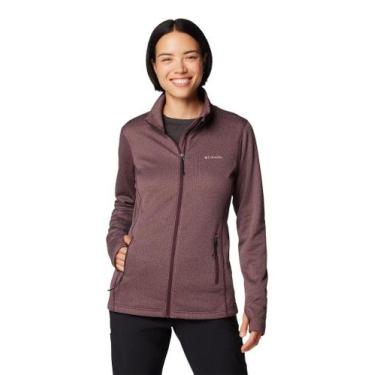 Imagem de Blusão Fleece Feminino Columbia Park View, P, Roxo inverno
