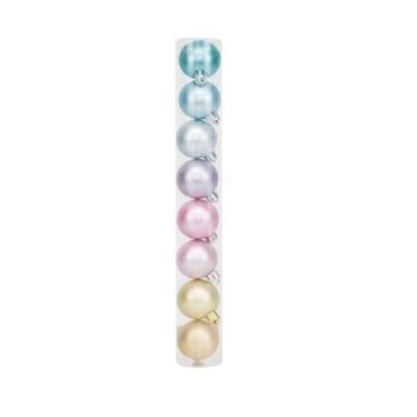 Imagem de BOLA RAINBOW MATE CLR 6cm (BOLAS EM TUBO) JG C/8 PC - Cromus