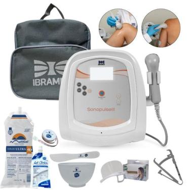 Imagem de Sonopulse III Ibramed 1 e 3MHz 24W Bivolt Kit Completo Brindes