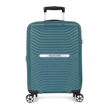 Imagem de Mala de Viagem 10 kg Pequena de Bordo Padrão Anac POLO KING Tulum Azul