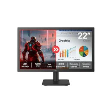 Imagem de Monitor LG Gamer 22 FHD VA 120HZ 1MS HDMI HDR10 - 22U403A-B.AWZM