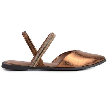Imagem de Sapato Feminino Dakota Lipka Bronze - D0214, 36, Marrom