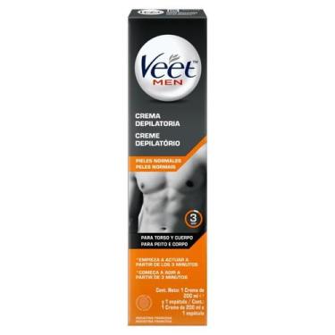 Imagem de Creme Depilatório Corporal Veet Men 200ml + 1 Espátula