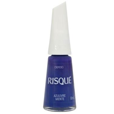 Imagem de Esmalte Cremoso Azulivre Mente Risque 8ml - Risqué