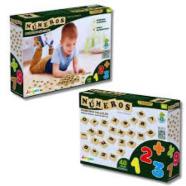 Imagem de Junges 704 Números Em Mdf Educativo Infantil 40 Peças
