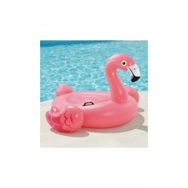 Imagem de Boia Inflável Flamingo Gigante 142x137cm Rosa - Congratulations Store