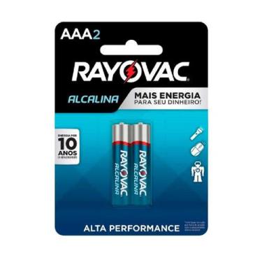 Imagem de Pilha Alcalina Aaa2 Rayovac Cartela Com 02 Unidades - UN / 2