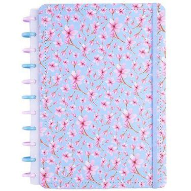 Imagem de Caderno Cerejeira Médio M Disco Reposicionável Capa Dura Disko