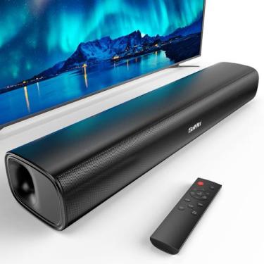 Imagem de Soundbar Saiyin 40W Bluetooth TV-ARC Óptico AUX 43 cm