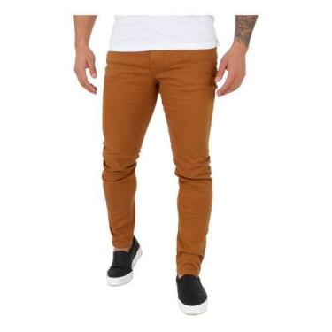 Urban Zone Jeans Calça Esporte Fino Masculina Jeans Social Modelo Slim  Bolso Embutido Sport Fino