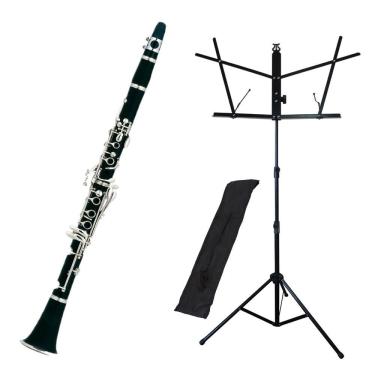 Imagem de Kit Clarinete CL200 New York + Estante de Partitura S1