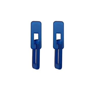 Imagem de Brincos de acrílico para mulheres e meninas brincos pendentes leves da moda, Zinco