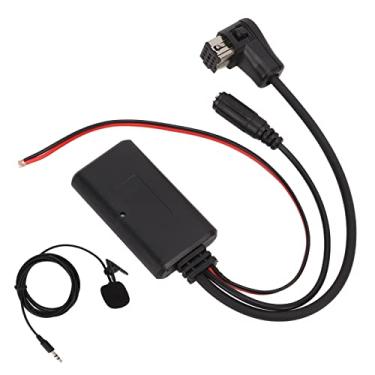 Imagem de Pioneer adaptador bluetooth carro bluetooth sem fio aux adaptador conector para módulo de áudio estéreo cabo de áudio estéreo adaptador de entrada aux com substituição de microfone para pionner p99 p01