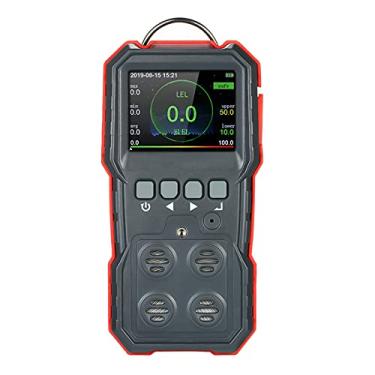 Imagem de DOYING Handheld Digital Industrial 4 em 1 Detector de Monóxido de Carbono a Gás Testador de H2S a Gás Combustível com 120000 Registro de Dados LCD Display LCD Alarme de Vibração de Som e Luz