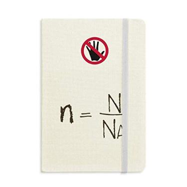 Imagem de Caderno secreto com fórmula de substância química Kowledge diário clássico A5