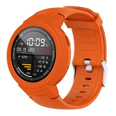 Imagem de Pulseira extra para Xiaomi Huami Amazfit Verge (Laranja+case+película)