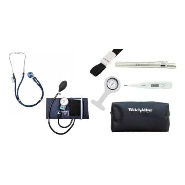 Imagem de Kit Estagio Acadêmico De Enfermagem Completo - P.a. Med (AZUL)