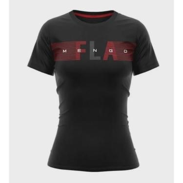Imagem de Camiseta Braziline Flamengo Core Feminina - Preta