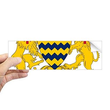 Imagem de DIYthinker Chad National Emblema Country Retângulo Para-choque Adesivo Janela Decalque