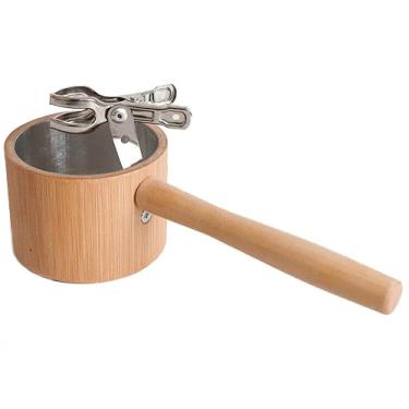 Imagem de Suporte de moxabustão portátil, ferramenta Moxa, caixa de absinto de bambu, ferramenta para mugwort