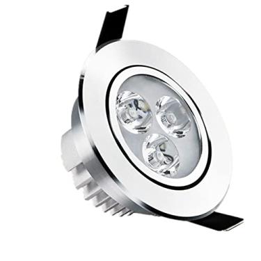 Imagem de Pequenas luminárias de LED 3W luz de teto embutida lâmpadas embutidas para armário doméstico fundo da sala de estar parede economia de energia luz olho de boi interessante