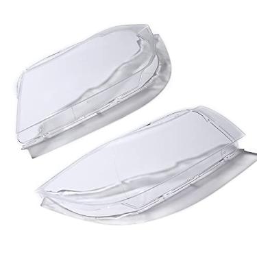 Imagem de Astra Depot Par de capa de lente de farol de xenon de policarbonato transparente compatível com BMW 3 E90 Sedan E91 Touring 2005-2008-2011